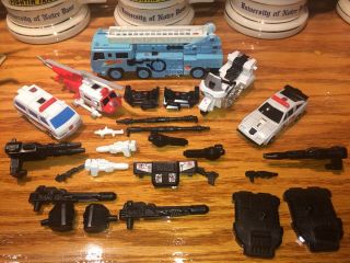 Transformers G1 Protectobots Complete With Tech Specs And All Weapons