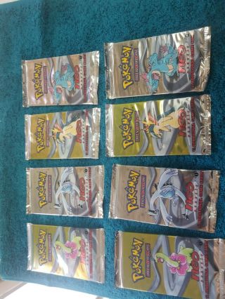Pokemon Neo Genesis 1st Edition Booster Packs By Wizards Of The Coast (8)