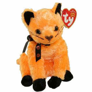 Ty Beanie Baby - Scared - E The Orange Cat (internet Exclusive) (6 Inch) - Mwmts