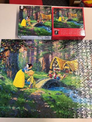 Ceaco Disney Snow White And The Seven Dwarfs Puzzle 550 Piece Complete 42318