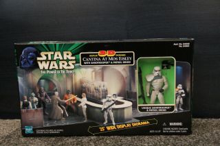 Star Wars Potf - Cantina At Mos Eisley W/ Sandtrooper & Patrol Droid Figure