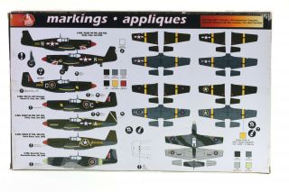 4 off Hobby Craft 1/32 Scale P - 51 Mustang Plastic Model Kits 5