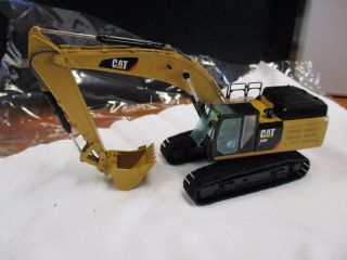 `ccm Caterpillar Cat 349f L Backhoe Excavator Brass 1/87 Ho Mib 2017