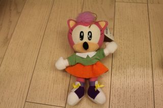 Sega Sonic The Hedgehog 1993 Amy Rose Plush Doll