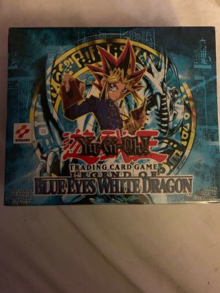 Yugioh Legend Of Blue Eyes White Dragon Box Factory Extremely Rare