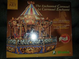 3d Puzzle The Enchanted Carousel - Moves & Plays Music - Wrebbit Built Art Collect