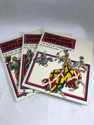 Arms And Uniforms; The Age Of Chivalry,  All 3 Volumes,  Reprint 1984,  Funcken