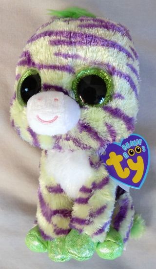 Wild The Zebra - Retired - (6 Inch) Ty Beanie Boo - With Tags