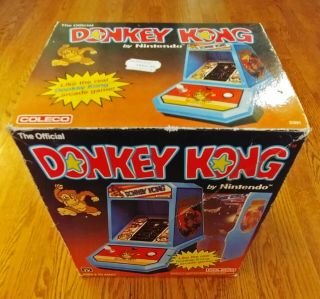Near Coleco Nintendo Donkey Kong Table Top Tabletop Arcade Game