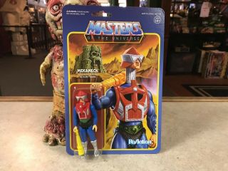 2017 Super7 Reaction Masters Of The Universe Mekaneck 4 " Inch Action Figure Moc