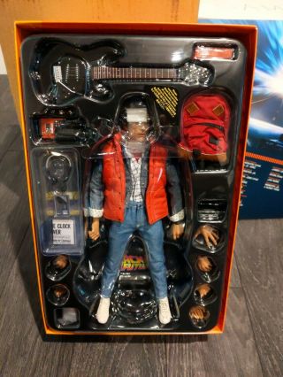 Hot Toys Mms 257 Back To The Future Marty Mcfly Sideshow Limited Edition
