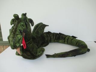 Folkmanis Sea Serpent Full Body Hand Puppet Green 61” Plush Loch Ness Monster