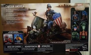 Marvel Legends 80th anniversary Captain America with motorcycle 5