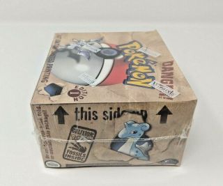 Pokemon Fossil 1st Edition Factory Booster Box 8