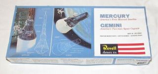 Revell Mercury & Gemini Space Capsules Model Kit No.  H - 1834 Bag