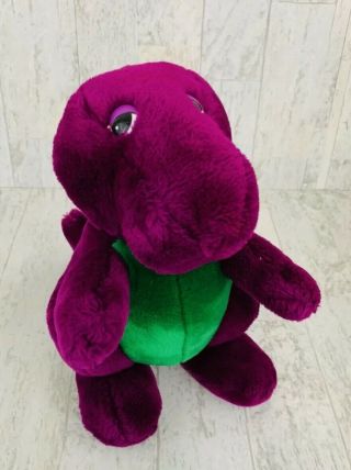 Dakin Barney Backyard Gang Purple Dinosaur 10 " Plush Vintage 90s Lyons