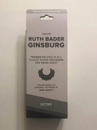 Ruth Bader Ginsburg RBG Real Life Action Figure FCTRY 3