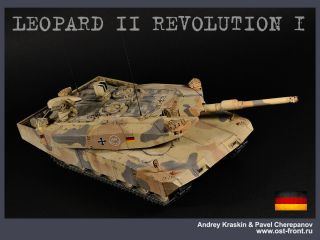 Pro - Built 1/35 Leopard 2 Revolution I Tank Model