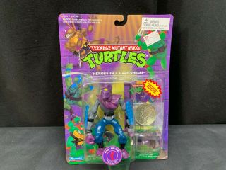 In Package 1994 Teenage Mutant Ninja Turtles Tmnt " Foot Soldier " W/coin