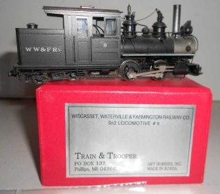 Art Hobbies Train And Trooper Ww&f Sn2 Scale Brass Steam Engine