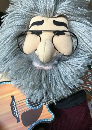 1998 Jerry Garcia 18”plush Doll By Gund For Liquid Blue With Guitar Tag