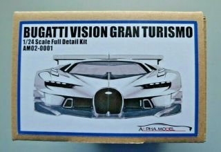 Alpha Models Bugatti Vision Gran Turismo 1/24 Multimedia Kit