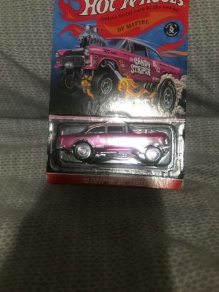Hot Wheels RLC Candy Striper ‘55 CHEVY BEL AIR GASSER 3805/4000 in protecto - 5