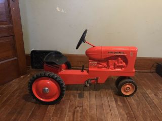 Scale Models Diecast Allis Chalmers Wd - 45 Orange Pedal Tractor W/Clicker Shift 2
