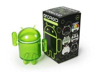 Android Mini Collectible Greeneon Clear Green Translucent Series 2 Google