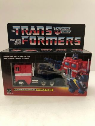 Transformers Optimus Prime G1 2018 Walmart Exclusive Autobots Reissue