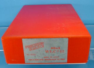 TG HOn3 BRASS PRECISION SCALE WEST SIDE LUMBER CO.  3 TRUCK SHAY 12 3