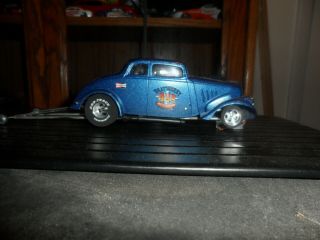 1\24 Drag Willys Slotcar Blue