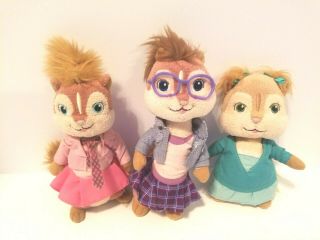 Ty Plush Alvin And The Chipmunks Chipettes Girls Beanie Babies Brittany Eleanor