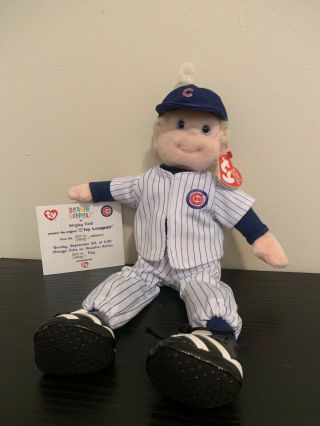 2001 Chicago Cubs Ty Ivy Leaguer 13 " Beanie Bopper With Card