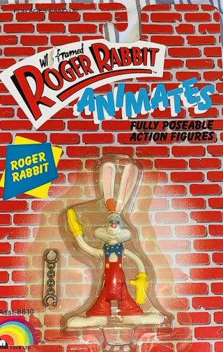 " Who Framed Roger Rabbit " Roger Rabbit Animates Action Figure (ljn,  1987)