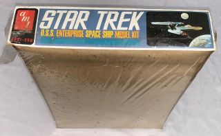AMT STAR TREK USS ENTERPRISE 1966 LIGHTED EARLY ISSUE NBC TV 5