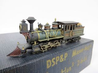 DSP&P 2 - 6 - 6T Masons Bogie United Pacific Fast Mail HOn3 Narrow Gauge Brass 2