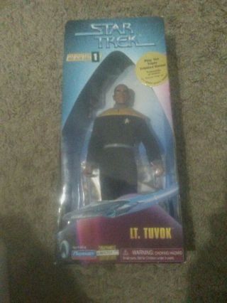 Star Trek 1997 Warp Factor Series 1,  Action Figure Lt.  Tuvok Collectors Edition