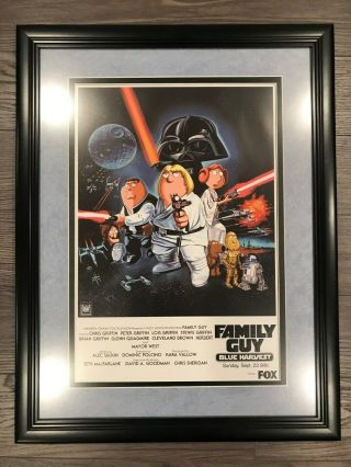Family Guy Limited Edition Lithograph Print - Blue Harvest - Star Wars Parody