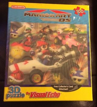 Visual Echo Mario Kart Ds 3d 100 Piece Puzzle