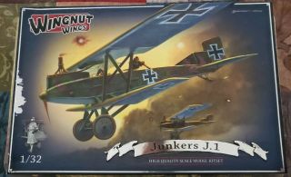 1/32 Wingnut Wings Junkers J.  1 Model Kit 32001 Parts.