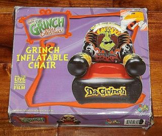 Dr Seuss How The Grinch Stole Christmas Da Grinch Inflatable Chair Whovenile Del