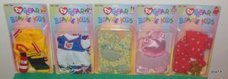 Ty Gear For Beanie Kids (5) Outfits In Package