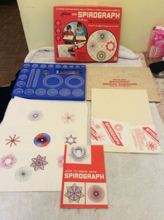 1967 Kenner Spirograph With Paper