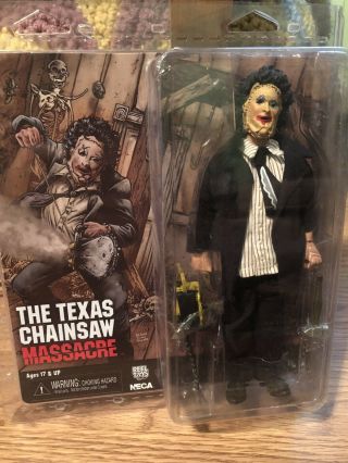 Neca Clothed Texas Chainsaw Massacre Leather Face Dinner Suit Pretty Lady Figure
