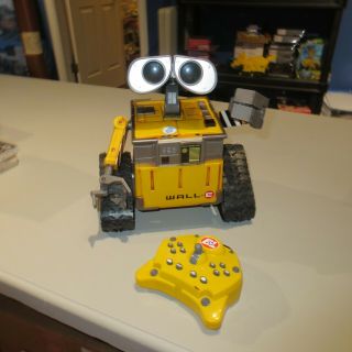 Disney Pixar Thinkway Toys U - Command Wall - E 10 " Robot With Remote Control