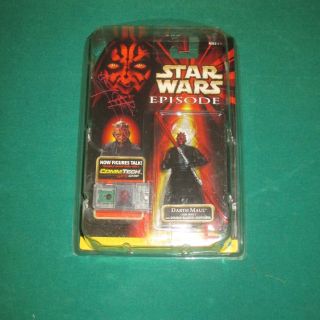Star Wars Darth Maul Signed In Red Ink Action Figure Ray Park Phantom Menace