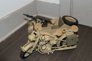 1/6 Wwii German Motorcycle And Sidecar - Gi Joe - Dragon - Ultimate Soldier Etc