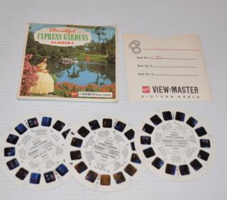 - Cypress Gardens Florida View - Master Reels With Packet A - 961 -