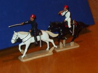 Soldiers Of The World Mounted Egyptians Officer Charging,  Bugler Soldiersmib